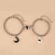 thumbnail image 3 of KAKOWELY 1 par de pulseras de pareja, pulseras de astronauta, cadenas de muñeca a juego para amantes, joyería de muñeca, 3 of 5