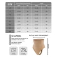 thumbnail image 3 of WULMLEO Women's High Waisted Tummy Control Thong Shapewear Briefs for Recovery Complexion M, 3 of 6