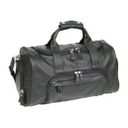 Royce Leather SPORTS BAG - Duffle bag - soft leather - black
