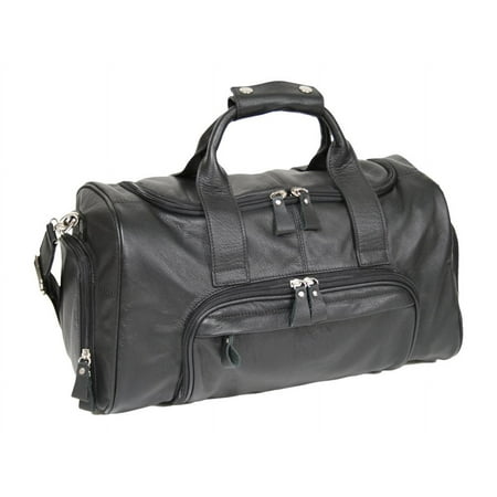 Royce Leather SPORTS BAG - Duffle bag - soft leather - black