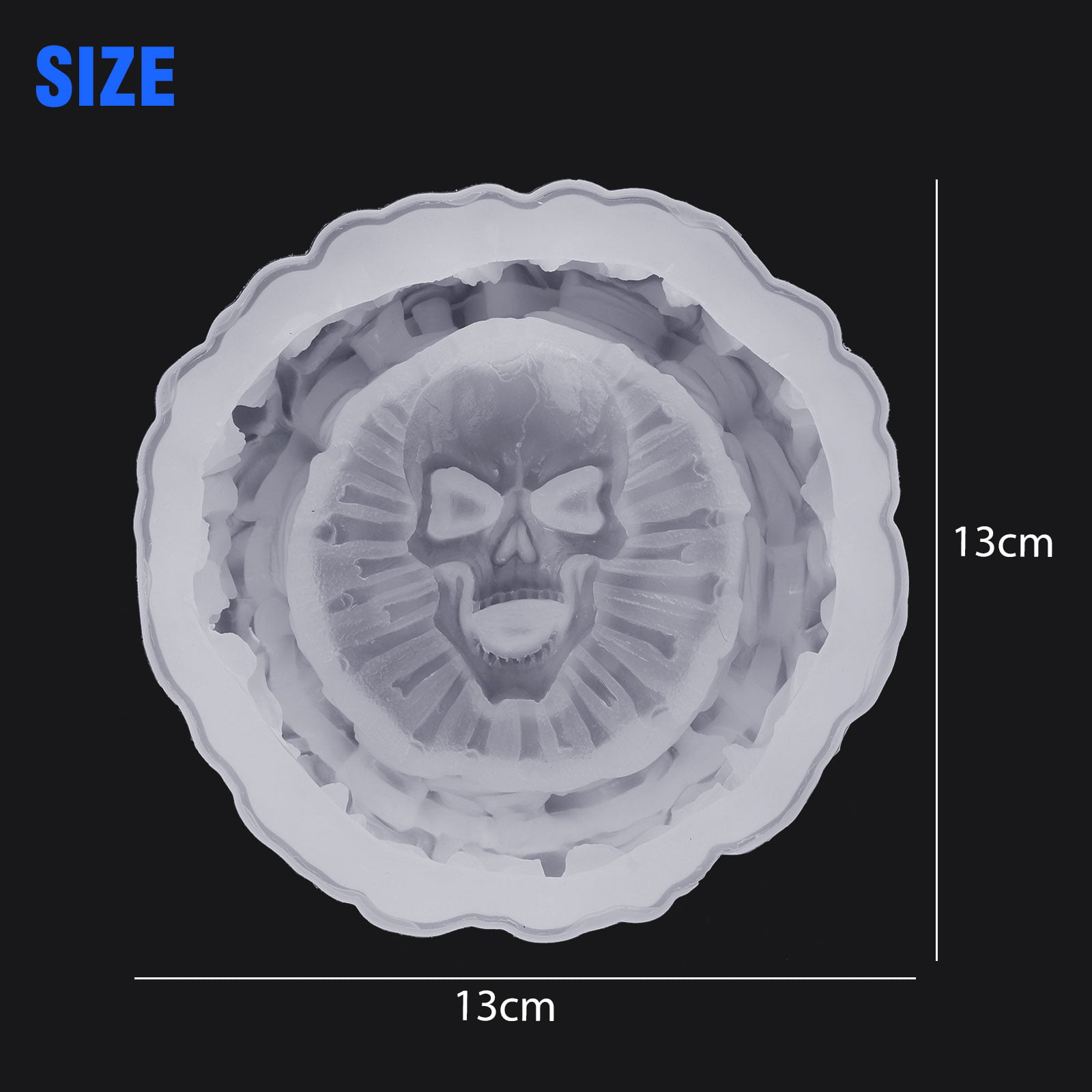 Gothic Skull Rolling Tray Mold Viper And Skull Resin Tray Mold Snake  Silicone Tray Molds For Epoxy Resin Skull Coaster Plate Molds Geode Molds  For