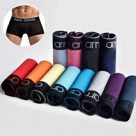 

10 PCS Jack Claude Men Underwear Boxers Brand Men Boxer Shorts Modal Sexy Cueca Boxer Mens 10 pcs Underwear Male Underpants