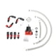 thumbnail image 2 of Kit De Regulador De Presión De Combustible Ajustable Con Manómetro, Accesorios De Aluminio, Manguera Trenzada, Para Aplicaciones De Alta Potencia, 2 of 7