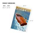 thumbnail image 2 of Lantern Press 1000 Piece Jigsaw Puzzle, Priest Lake, Idaho, Wooden Boat, 2 of 5