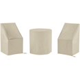 thumbnail image 2 of Juego de fundas para muebles Crosley Patio, 3 piezas, impermeables, color bronceado, 2 of 8