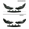 thumbnail image 3 of FITS 2019-2021 BMW G20 330i M340i GLOSS BLACK MP STYLE FRONT BUMPER LIP SPLITTER KIT, 3 of 5