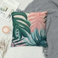 thumbnail image 2 of JEUXUS  Throw Pillow Cover Vintage Palm Banana Leaves Square Decorative Throw Pillow Cushion Case for Home Couch Living Room Bed Sofa Car Pillowcase, 2 of 5