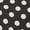 Black, variant on INSPIRE CHIC Women's Round Neck Short Sleeves Polka Dots Peplum Blouse with Belt XL White