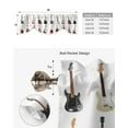 thumbnail image 6 of Electric Guitar Music Window Curtain Kitchen Cabinet Coffee Tie-Up Valance Curtain Rod Pocket Short Curtain, 6 of 6