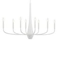 thumbnail image 5 of 52528WH Kichler Lighting Deela - 8 Light Chandelier-27 Inches Tall and 18.5 Inches Wide-White Finish, 5 of 12