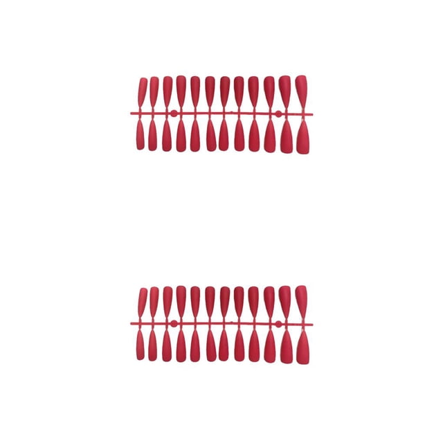 Vogacara Tabletas para mejorar las uñas Diseño elegante de puntos Usable Uña falsa Puntas de manicura encantadoras JM-12Rose Red Purple Type6 NO6