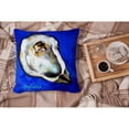 thumbnail image 4 of Oyster Gray Shell Fabric Decorative Pillow, 4 of 4