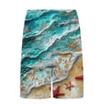 thumbnail image 5 of HAPIMO Men Swim Trunks with Compression Liner 9" Beach Shorts Quick Dry Board Shorts Hawaiian Bathing Mesh Lining Shorts Summer Outdoor Swimsuit Shorts Casual Outings Travel Shorts Sky Blue Large, 5 of 6