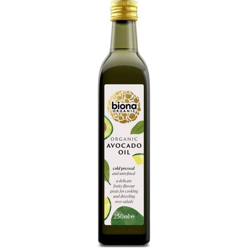 Biona Cold Pressed Organic Avocado Oil 250ml, British Import (Pack of 2)