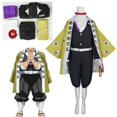 thumbnail image 2 of Disfraz de Anime Himejima Gyomei con brazalete, camisa, pantalones, capa, cinturón, bata, trajes japoneses, traje de Halloween, uniforme para hombre y mujer, 2 of 5