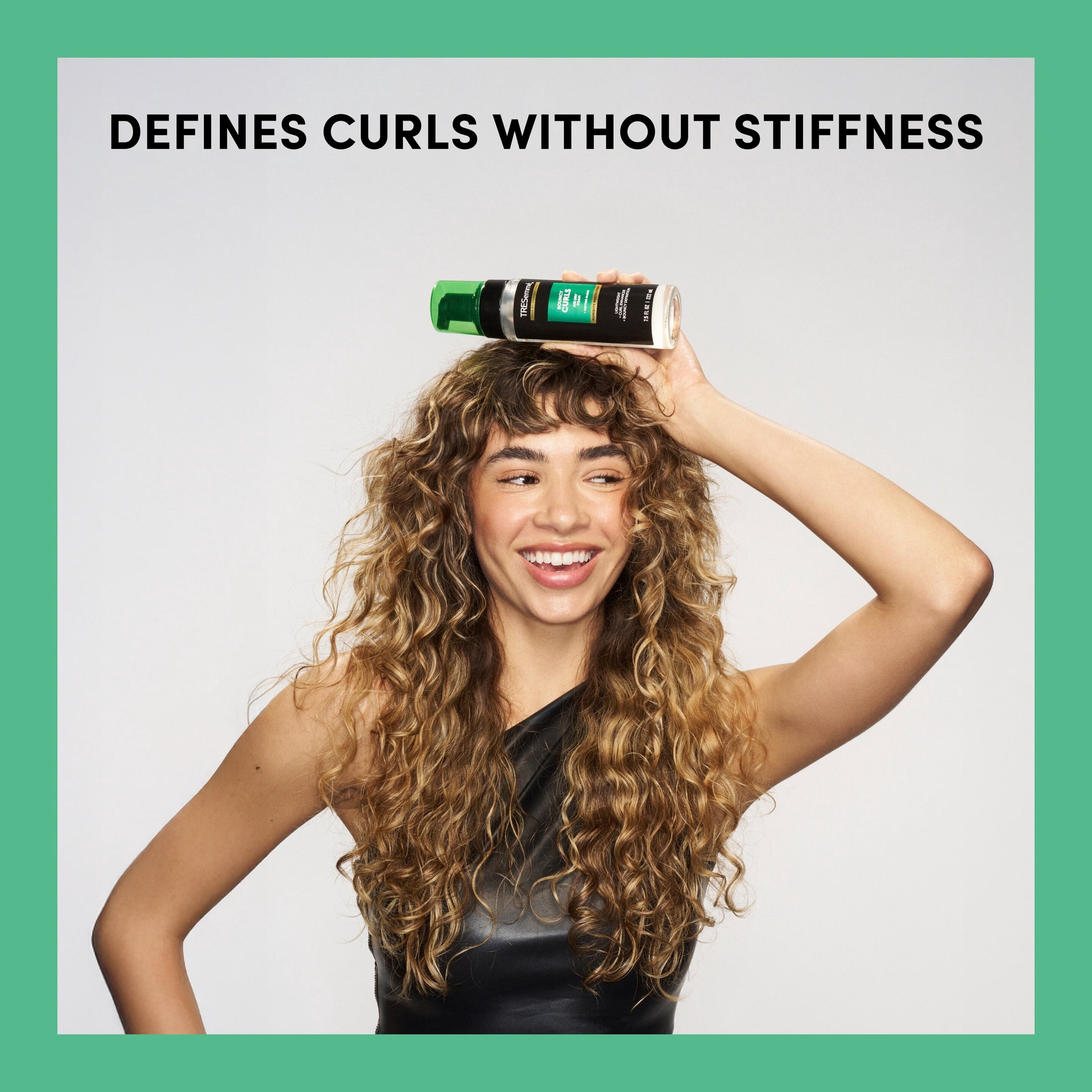 TRESemmé Air Dry Foam for Humidity Protection, Bouncy Curls Foam with Peptide Blend, 7.5 fl oz