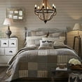 thumbnail image 6 of VHC Brands Farmhouse Bedding-Sawyer Mill Quilt, King 105x95, Charcoal Grey, 6 of 8