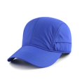 thumbnail image 1 of New Mens Trucker Cap Summer Quick Drying Baseball Cap Women Solid Color Travel Duckbill Sun Hat Sunscreen Visor Outdoor Dad Hats57-59cm (Adjustable) Gao Jinjia LED, 1 of 2