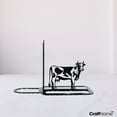 thumbnail image 3 of Craftnamesign Custom UFO Cow Metal Bookends for Shelves, Cow Book Shelf Holder, 3 of 4