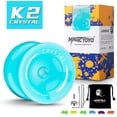 thumbnail image 2 of MAGICYOYO Yoyo Réactif pour Débutants K2, Yoyo à Double Usage pour Enfants avec Roulement Non Réactif de Remplacement pour Intermédiaire + Dissolvant de Roulement + Étui Yoyo + 12 Cordes Yoyo (Bleu), 2 of 7