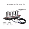 thumbnail image 3 of Campana Extractora, botón de interruptor de 5 botones, accesorios universales, controlador de Panel de tablero de Control de interruptor, 3 of 5