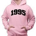 thumbnail image 2 of 1995 College Style Hoodie Sweatshirt Unisex 3X-Large Pink, 2 of 5