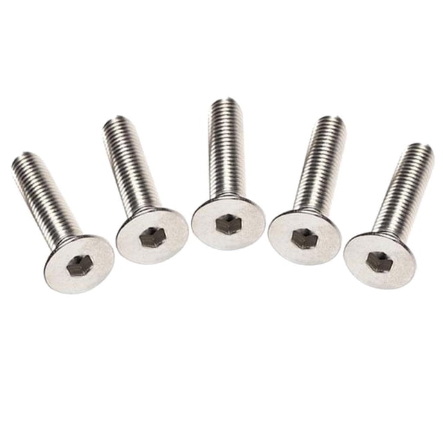 x15 Tornillo de cabeza de botón Allen hexagonal de titanio Tornillos 100 piezas Sharpla Tornillos Allen
