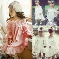 thumbnail image 2 of Kids Baby Girls Off Shoulder Dress Princess Party Pageant Dresses Sundress, 2 of 4