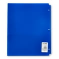 thumbnail image 2 of Pen+Gear 2-Pocket Poly Folder, 9.4" x 11.4", Blue, 2 of 7