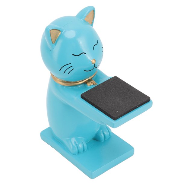 Soporte De Exhibición De Reloj, Modelo De Estatuilla De Gato Lindo, Soporte De Reloj, Estante De Almacenamiento De Decoración De Resina Multifuncional Para Joyería, Pulsera,
