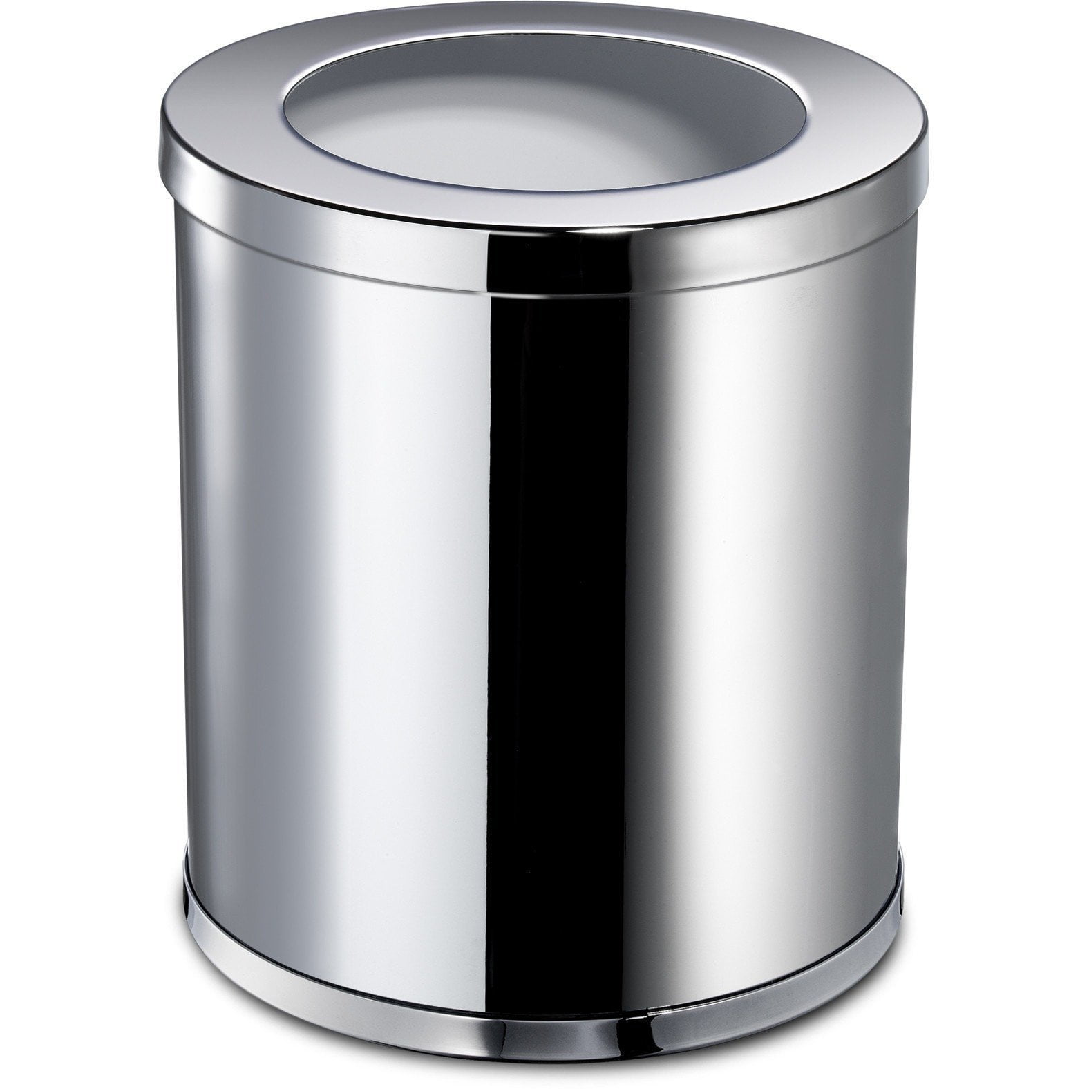 AGM Home Store Lisa Round Open Top Wastebasket Trash Can for Bathroom