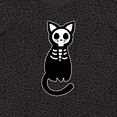 thumbnail image 4 of Inktastic Skeleton Cat Women's Plus Size T-Shirt, 4 of 5