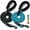 Black+Blue, variant on Kiibsot 2 Pack Dog Leashes, 5FT/ 6 FT Heavy Duty Nylon Rope Pet Leashes with Comfortable Padded Handle, Reflective Dog Leashes for Small Medium Large Dogs