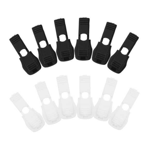 NUOLUX 40Pcs Shoe Lace Ends for Men Women Plastic Material with Simple Design Included