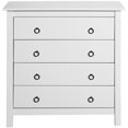 thumbnail image 2 of Manhattan Comfort Commode à 4 Tiroirs en Blanc, 2 of 5