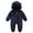 Navy, variant on Casual Fall Winter Clothes Infant Baby Boy Long Sleeve Romper Jumpsuit Playsuit One Piece Outfit(Navy,3-6 Months)