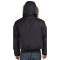 thumbnail image 4 of Mens Black Coat Luciano Natazzi Thermal Padded Hooded, 4 of 5