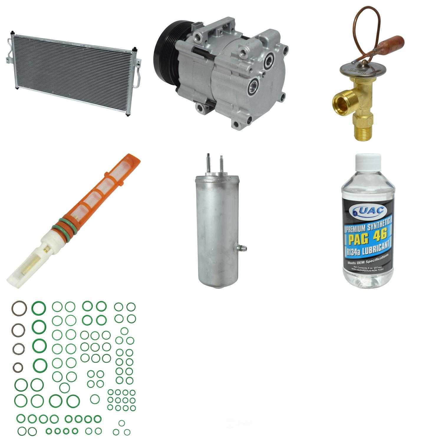 UAC KT 1636A Compressor-condenser Replacement Kit