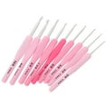 thumbnail image 5 of Greenadscape Sweater Crochet Hooks Pink Weaving Lace Crochets 9Pcs 5.4X0.6X0.3In, 5 of 10