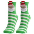 thumbnail image 4 of JeashCHAT Women Cute Christmas Vintage Printing Thicker Socks Long Sock Comfortable Socks, 4 of 4