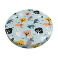 thumbnail image 1 of Disketp Elephant Tree Funda Redonda para Taburete, Funda de Cojín para Silla de Bar Suave y Elástica-12 inch, 1 of 7