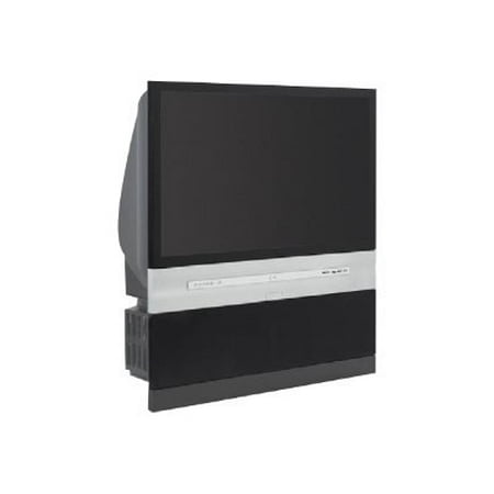 RCA HD52W58 - 52" Diagonal Class rear projection TV (DLP) - black, silver, gloss black