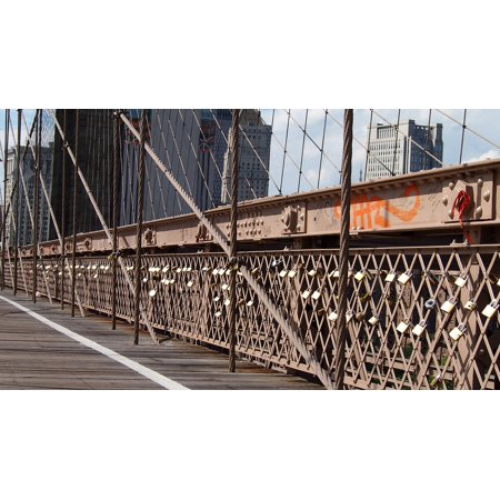 Framed Art for Your Wall Landmark Places of Interest New York Brooklyn Bridge 10x13 (Best Place To Photograph Brooklyn Bridge)