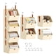 thumbnail image 5 of Organizador de Armario Colgante de 4 Niveles, Estantes para Colgar Ropa, de Armario Que Ahorra Espacio, Contenedores de Tela para Dormitorio, Color Beige., 5 of 5
