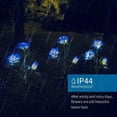 thumbnail image 5 of Solar LED Flower Lights for Outdoor Garden, Patio, Balcony - Waterproof IP44 - White (1 Pack), 5 of 5