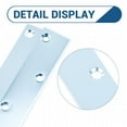 thumbnail image 5 of WellMade 10 Pcs 5" Zinc Plated Steel Flat Mending Plates - Heavy Duty Rust-Resistant Straight Braces, Reinforcement Joining Plates for Wood, Furniture, 5 of 7