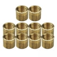 thumbnail image 1 of koolsoo 2x10Pcs Bagues de Queue de Billard Coin Cuivre pour Queue de Billard DIY 12mm, 1 of 9