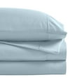 thumbnail image 2 of Superior Solid 1200-Thread Count Cotton Blend Sheet Set, Full, Light Blue, 2 of 6