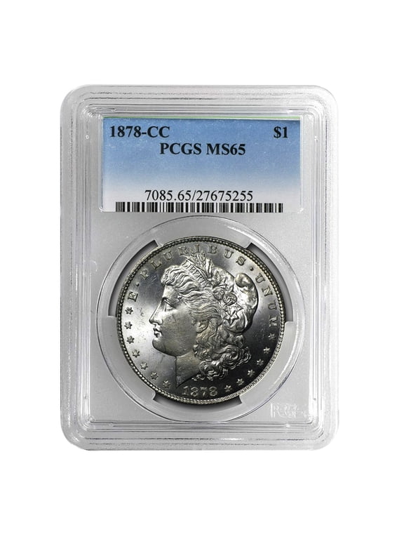 1878-CC Morgan Silver Dollar Coin MS65 PCGS Carson City Mint Uncirculated .7734 oz