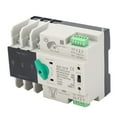 thumbnail image 2 of Dual Power Transfer Switch, Silver Alloy Contacts PC High Temperature  Power Transfer Switch 35mm DIN Rail Mounting 110VAC 63A  for Shopping Malls, 2 of 8